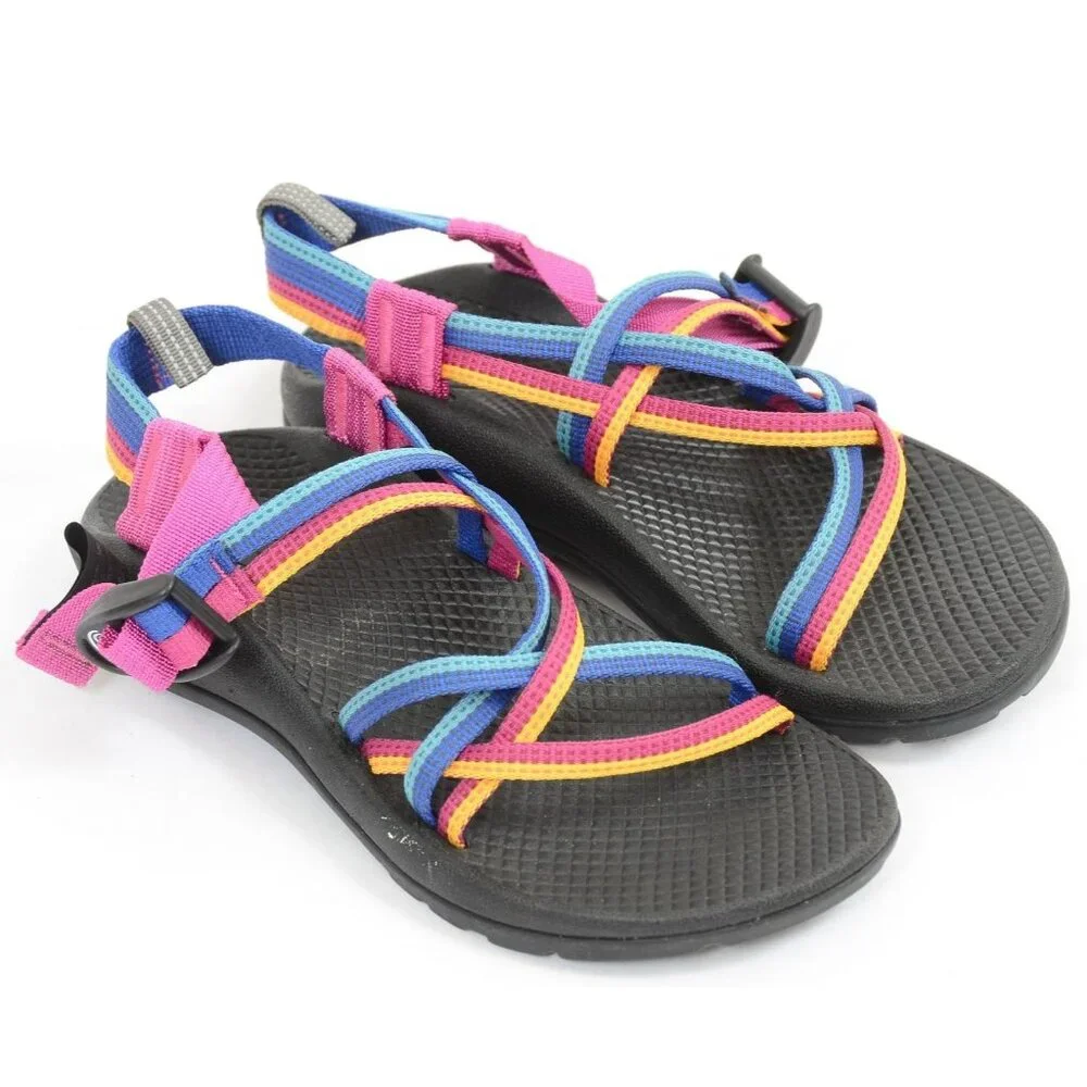 Chaco ZXI Ecothread Kids Size 3 Colorful Beach Summer Vacation Shoes Sandal